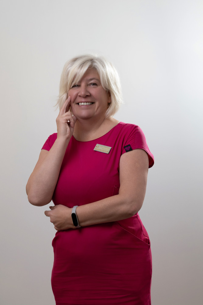 Pielęgniarka oddziałowa - mgr Dorota Hermann zdjęcie w formacie jpg